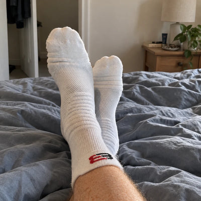 Customer photo of the socks