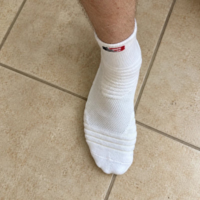 Customer photo of the socks